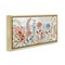 Stupell Industries Pastel Spring Florals Framed Floater Canvas Wall Art